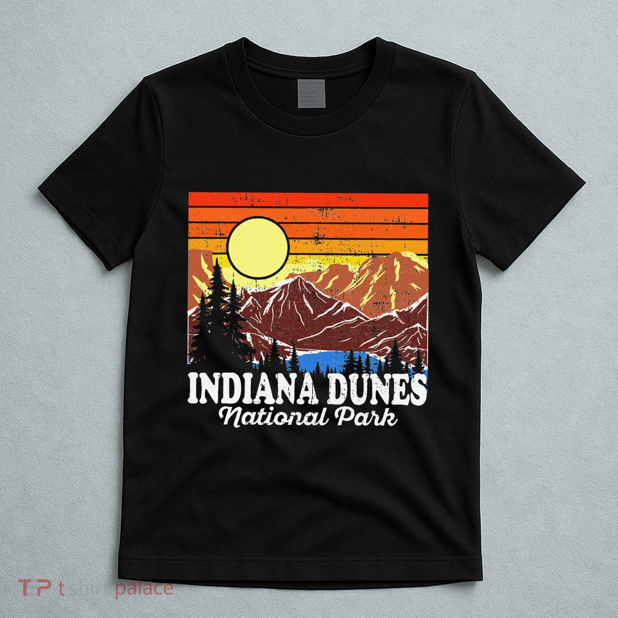 Vintage Indiana Dunes National Park Souvenir T-Shirt