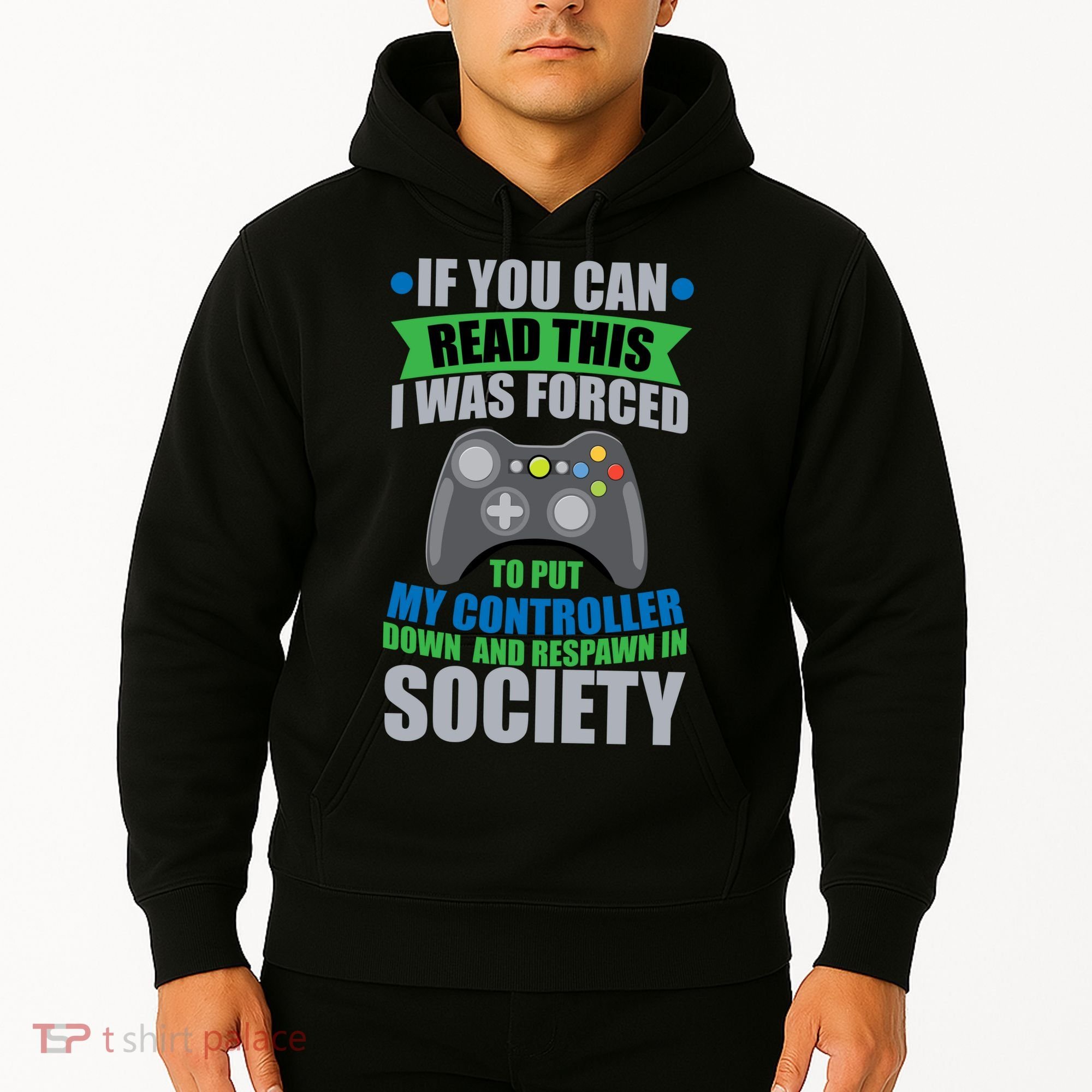 Video Game Respawn In Society Hoodie