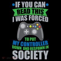 Video Game Respawn In Society Apron thumb 3
