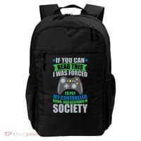 Video Game Respawn In Society Backpack thumb 0