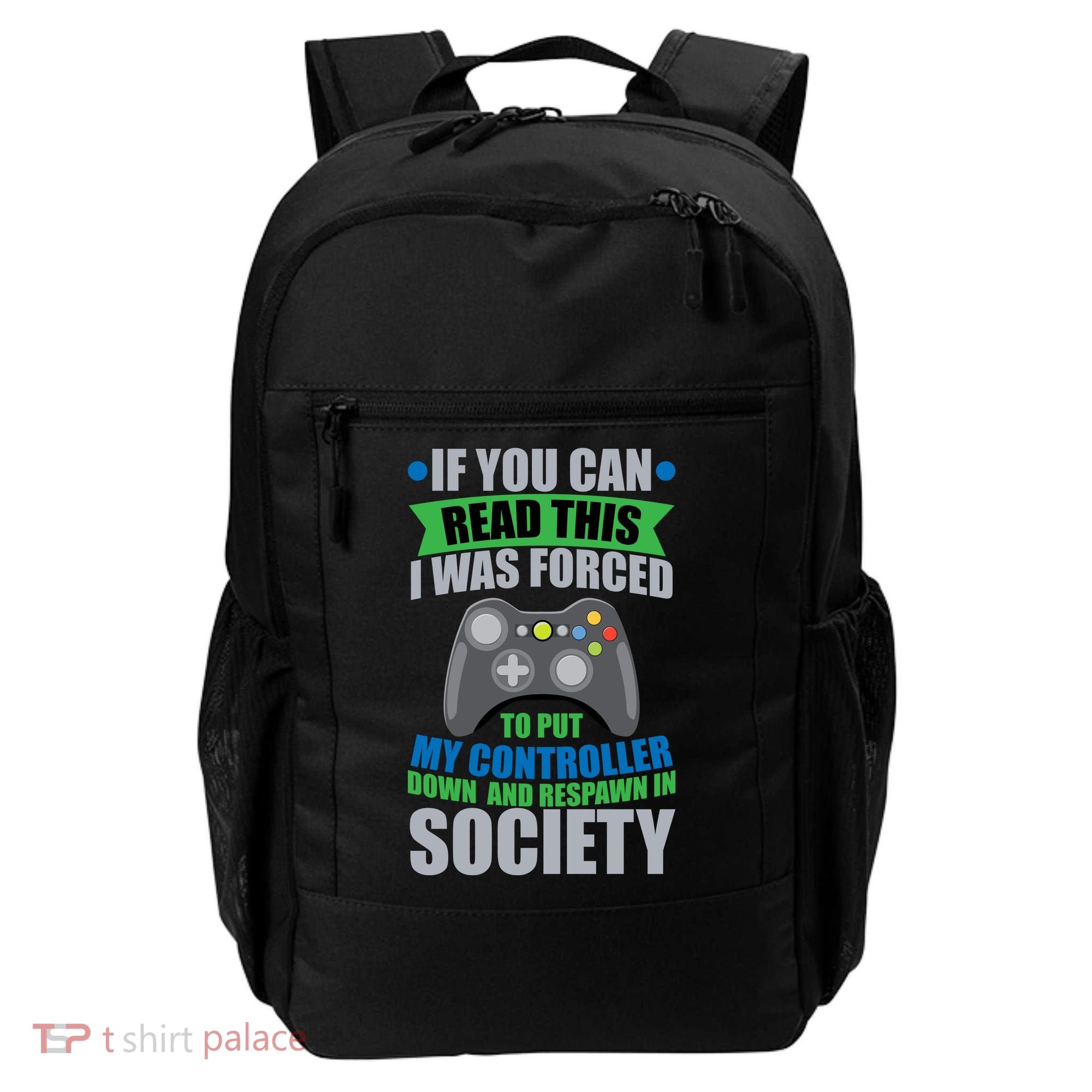 Video Game Respawn In Society Backpack