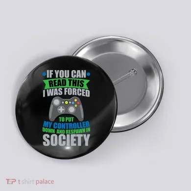 Video Game Respawn In Society Button