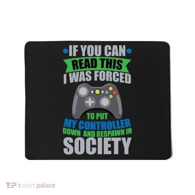 Video Game Respawn In Society Mousepad