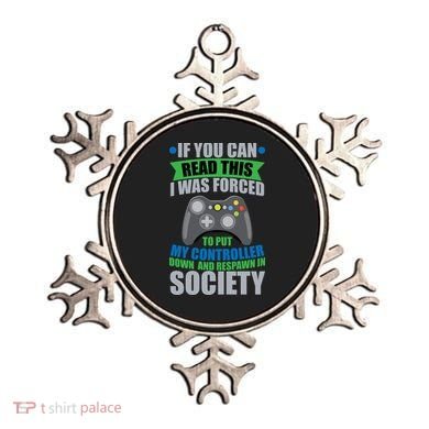Video Game Respawn In Society Ornament
