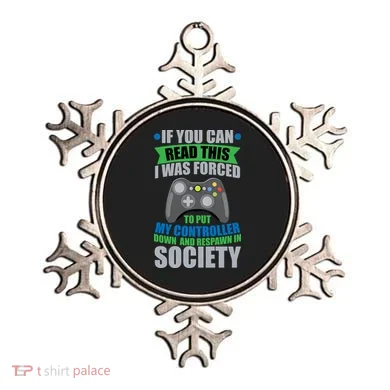 Video Game Respawn In Society Ornament
