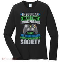 Video Game Respawn In Society Women's Long Sleeve Shirt thumb 0