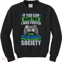 Video Game Respawn In Society Kids Sweatshirt thumb 0