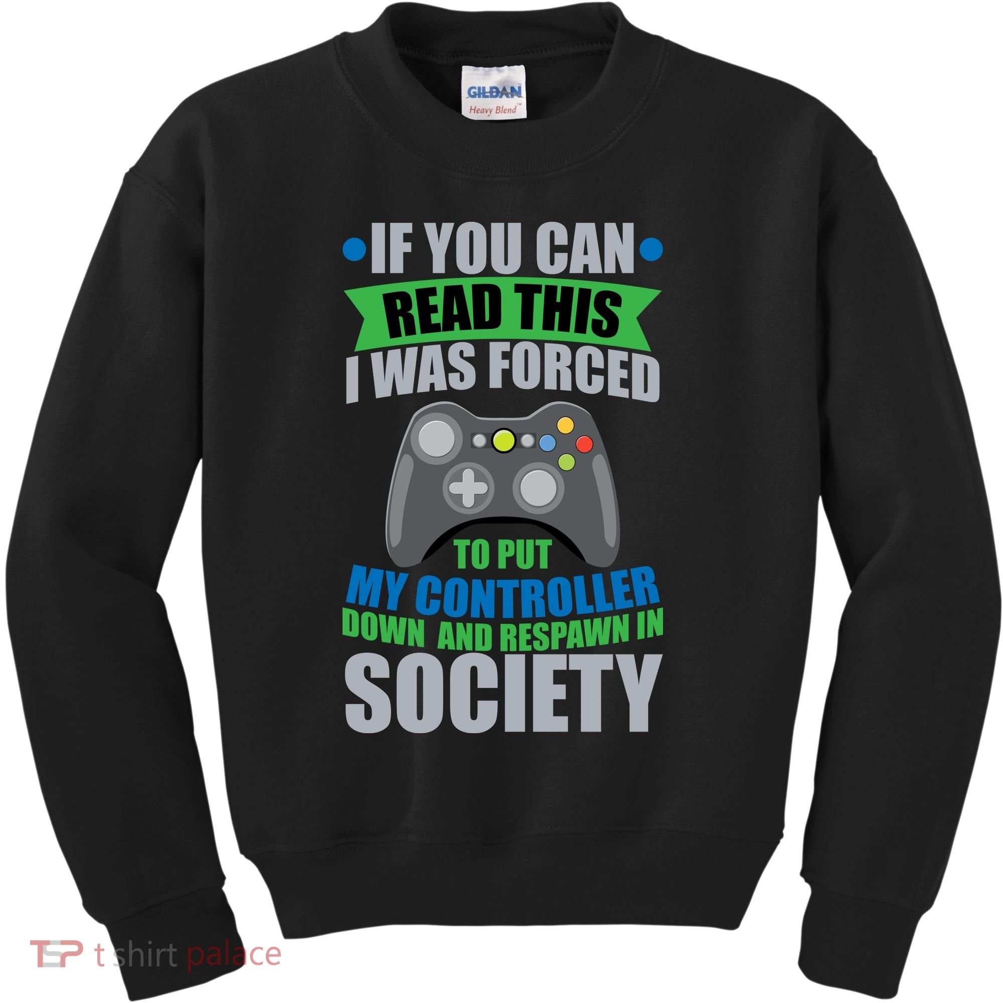 Video Game Respawn In Society Kids Sweatshirt