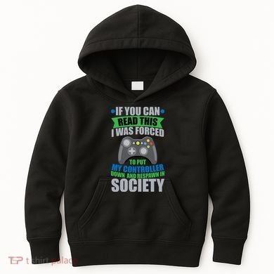 Video Game Respawn In Society Kids Hoodie