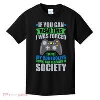 Video Game Respawn In Society Kids T-Shirt thumb 0