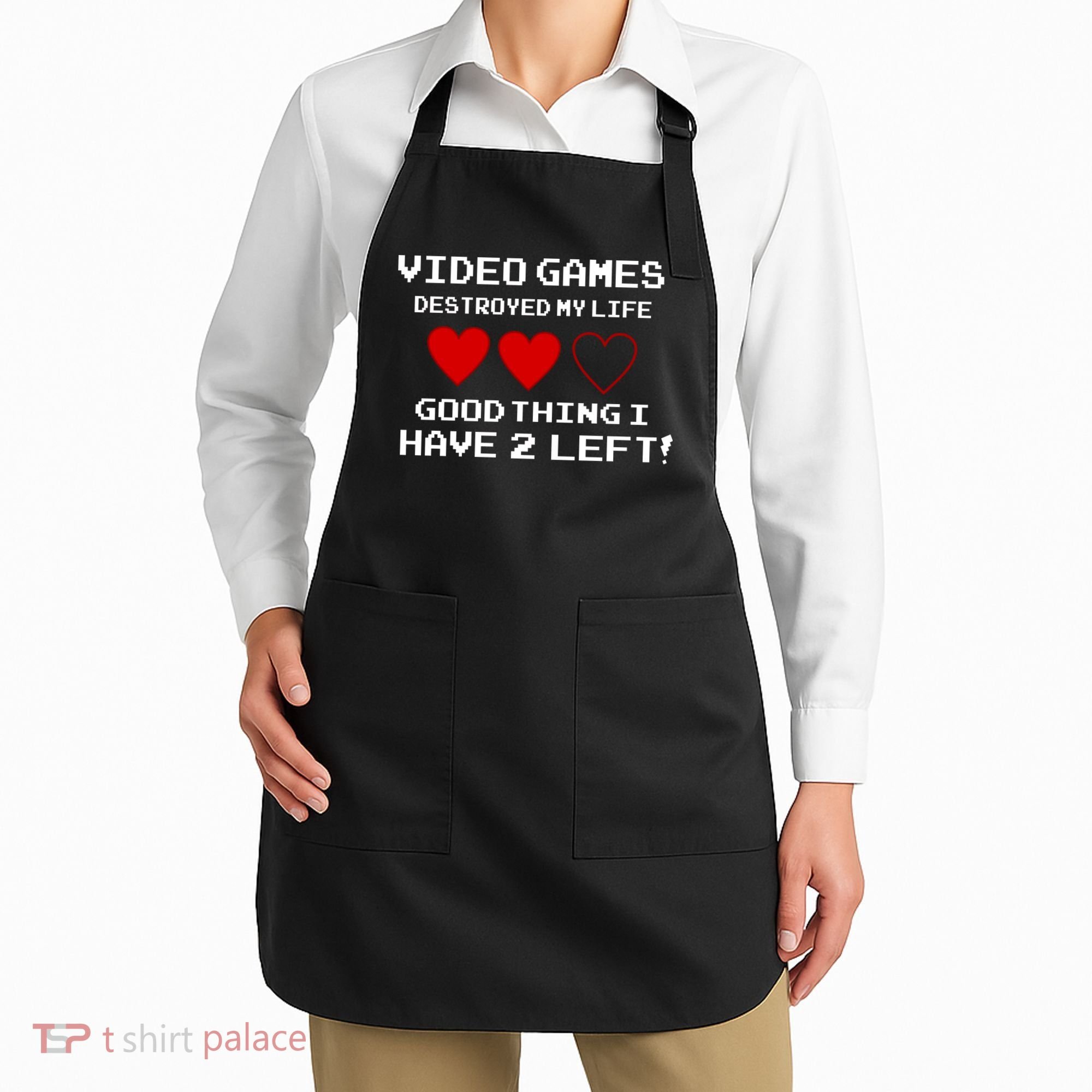 Video Games Destroyed My Life Apron
