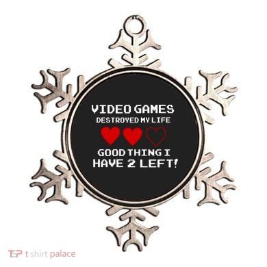 Video Games Destroyed My Life Ornament
