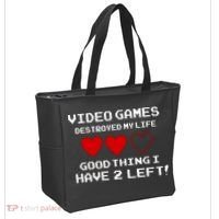 Video Games Destroyed My Life Tote Bag thumb 2