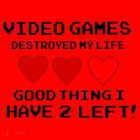 Video Games Destroyed My Life Santa Hat thumb 1