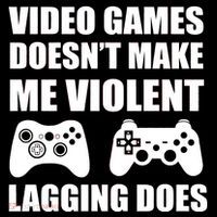 Video Games Doesn't Make Me Violent Lagging Does Women's Hoodie thumb 2