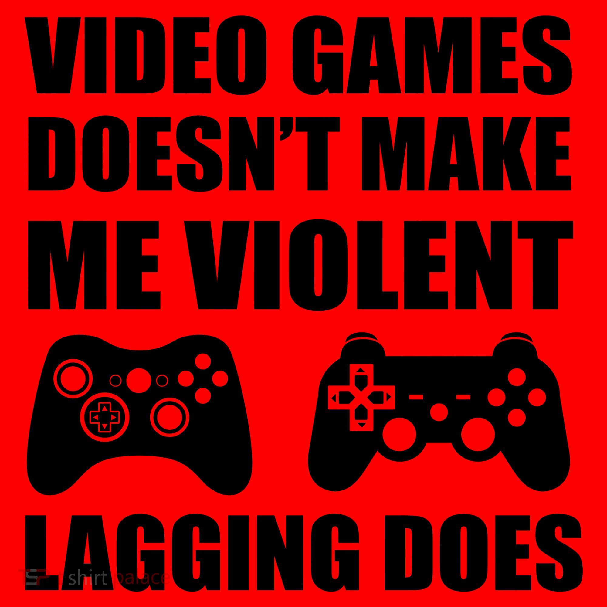 Video Games Doesn't Make Me Violent Lagging Does Santa Hat