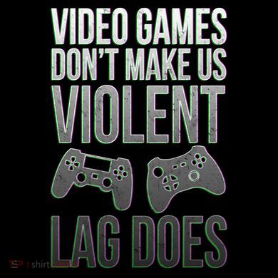 Video Games Doesn't Make Me Violent Lagging Does Gamer 16oz Travel Tumbler