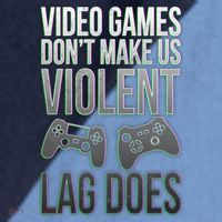 Video Games Doesn't Make Me Violent Lagging Does Gamer Raglan Baseball Sleeve Shirt thumb 2