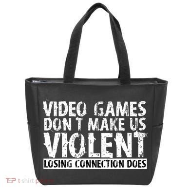 Video Games Don't Makes Us Violent Losing Connection Does Tote Bag