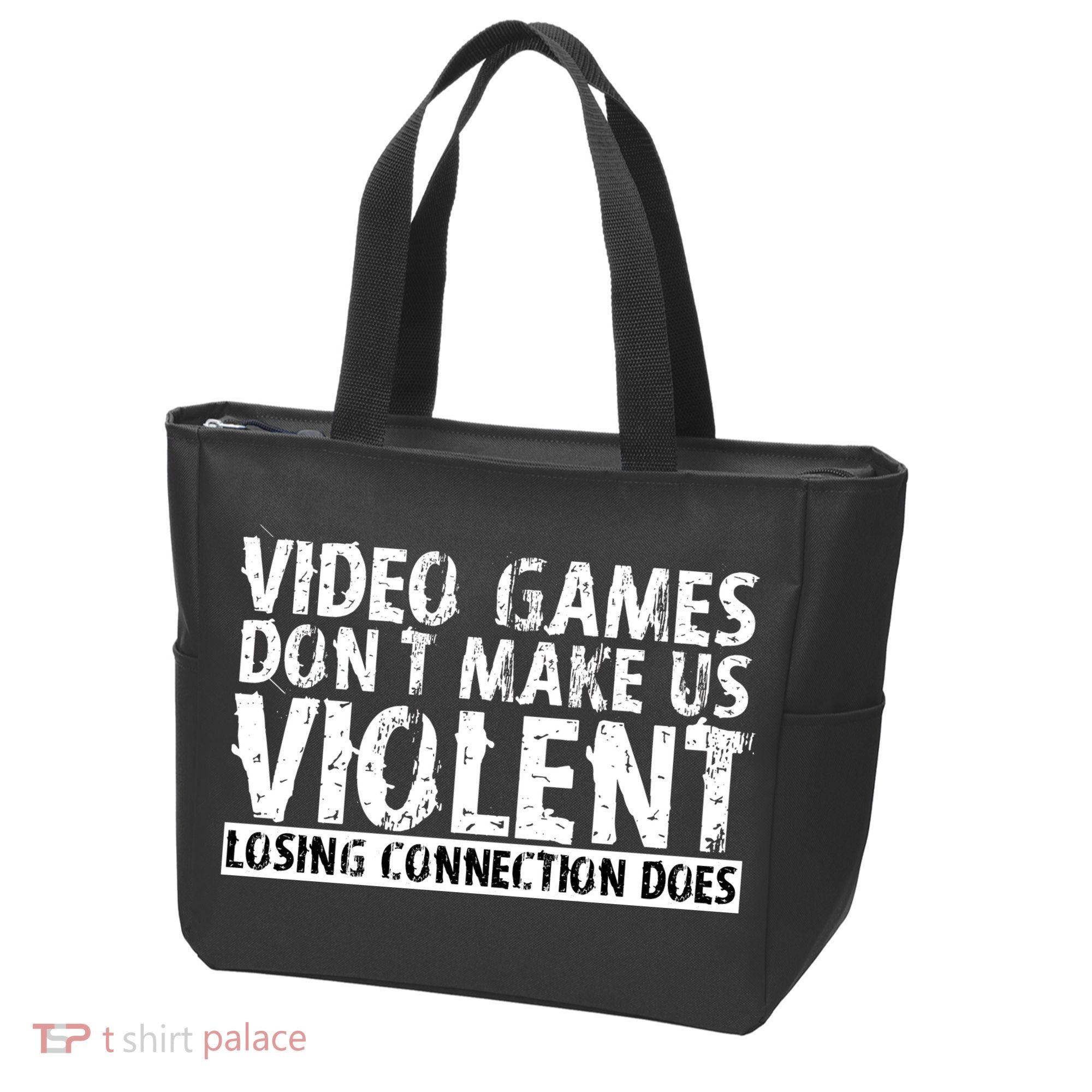Video Games Don't Makes Us Violent Losing Connection Does Tote Bag