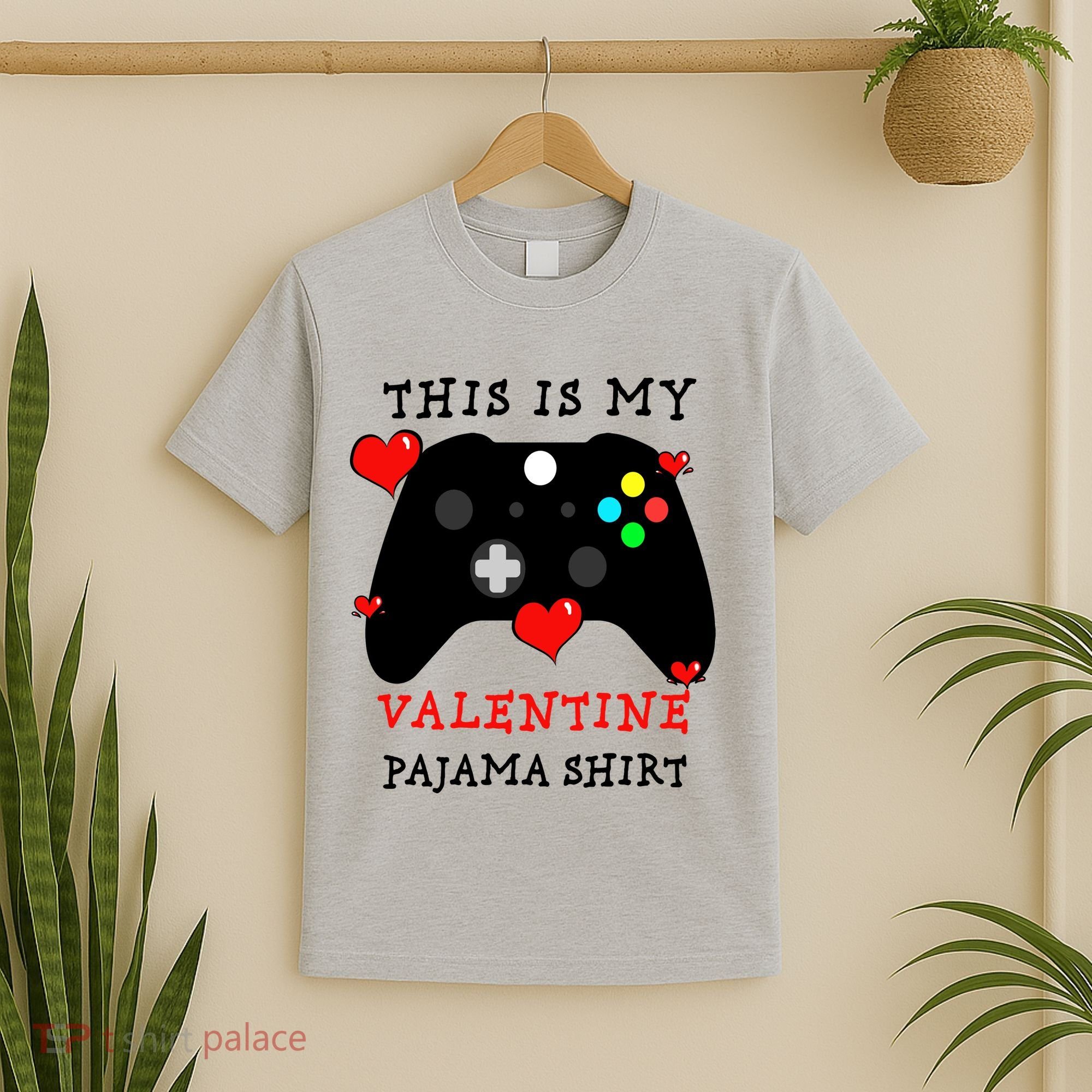 Video Games This Is My Valentine Pajama T-Shirt