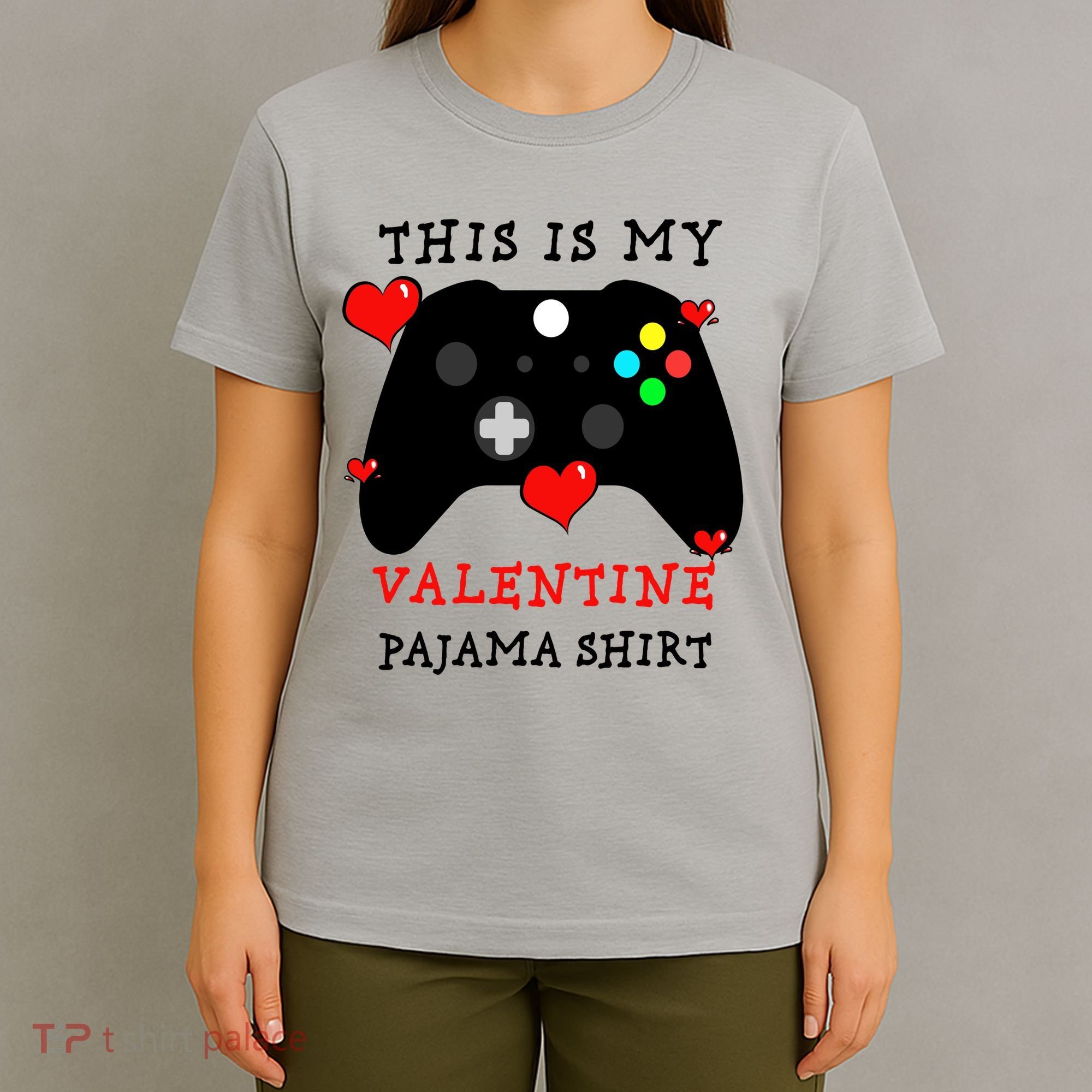 Video Games This Is My Valentine Pajama T-Shirt