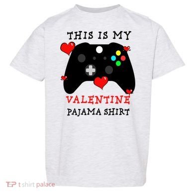 Video Games This Is My Valentine Pajama Toddler T-Shirt