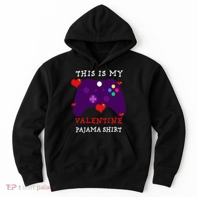 Video Games This Is My Valentine Pajama Hoodie
