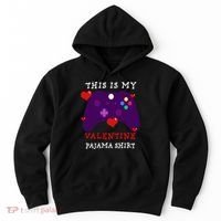 Video Games This Is My Valentine Pajama Hoodie thumb 0