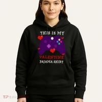 Video Games This Is My Valentine Pajama Hoodie thumb 5