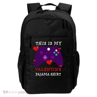 Video Games This Is My Valentine Pajama Backpack