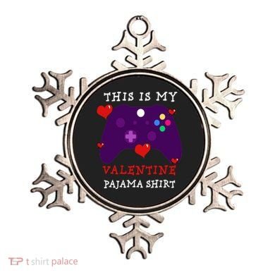 Video Games This Is My Valentine Pajama Ornament