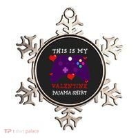 Video Games This Is My Valentine Pajama Ornament thumb 0