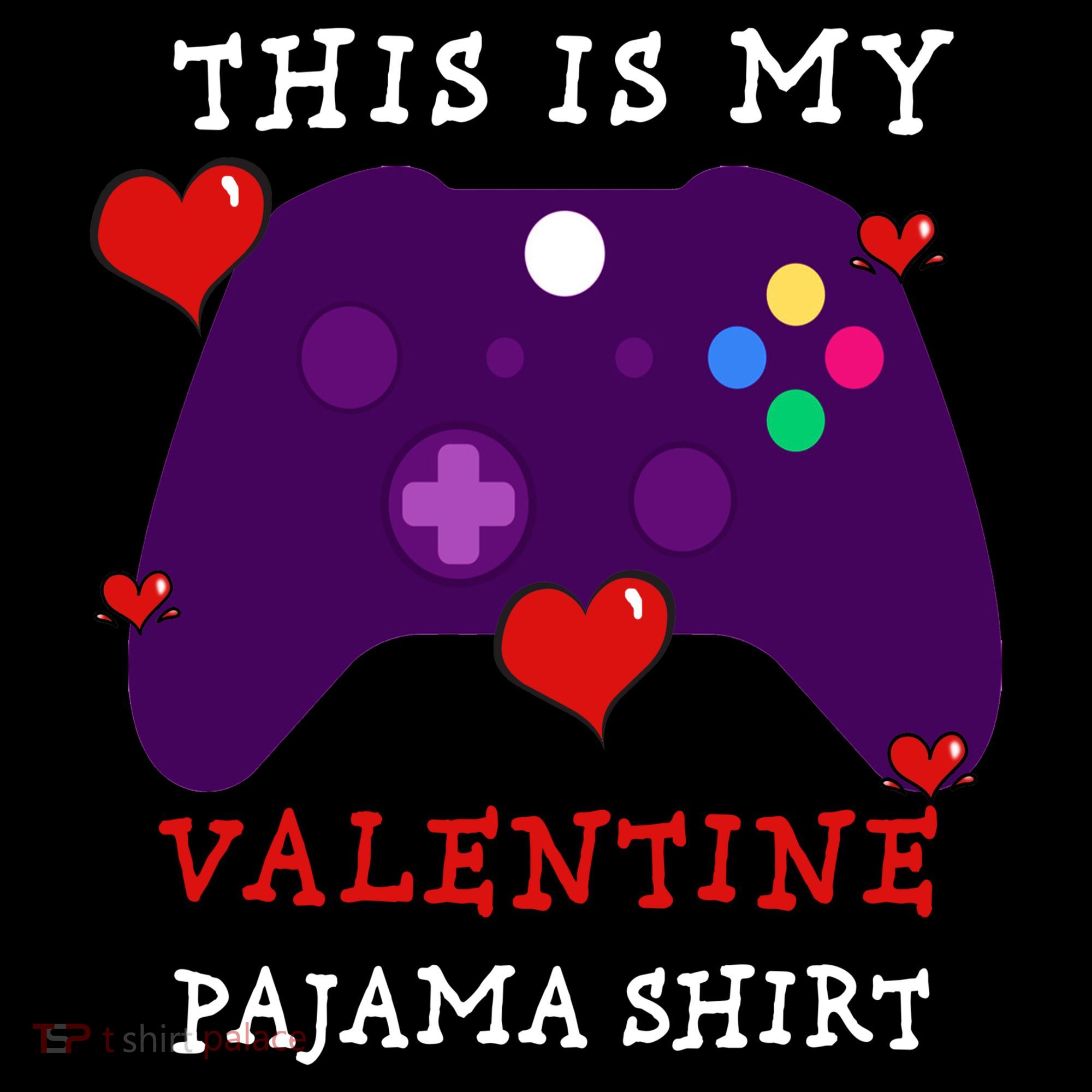Video Games This Is My Valentine Pajama Ornament