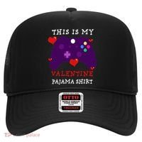 Video Games This Is My Valentine Pajama Hat thumb 0