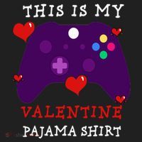 Video Games This Is My Valentine Pajama Hat thumb 2