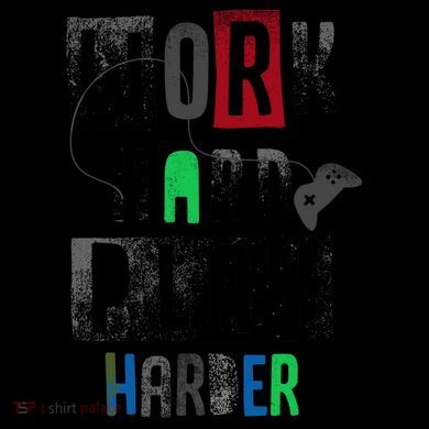 Video Games Work Hard Play Harder Gamer Coffee Mug