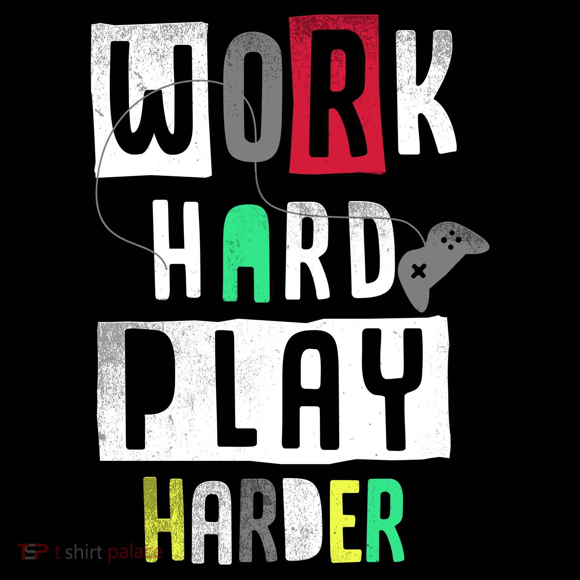 Video Games Work Hard Play Harder Gamer Visor