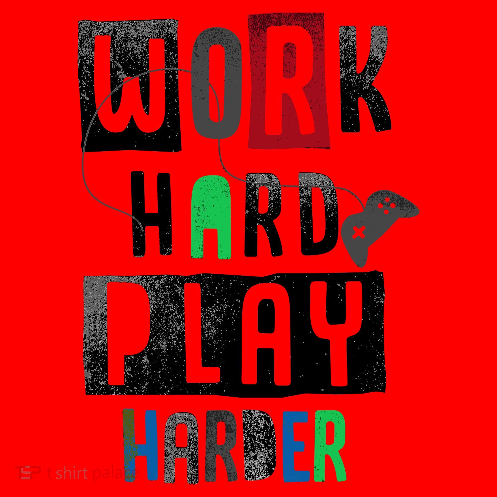 Video Games Work Hard Play Harder Gamer Santa Hat