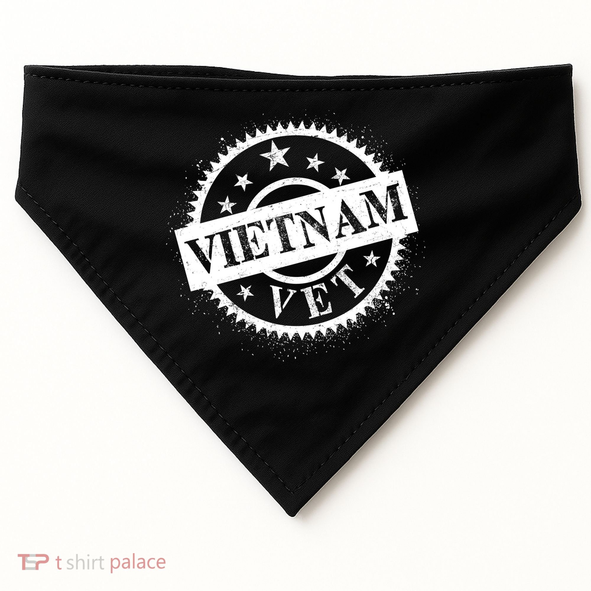 Vietnam Vet Stamp USA-Made Doggie Bandana