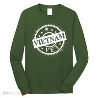 Vietnam Vet Stamp Long Sleeve Shirt thumb 0