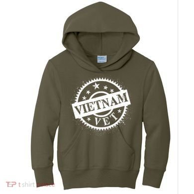 Vietnam Vet Stamp Kids Hoodie
