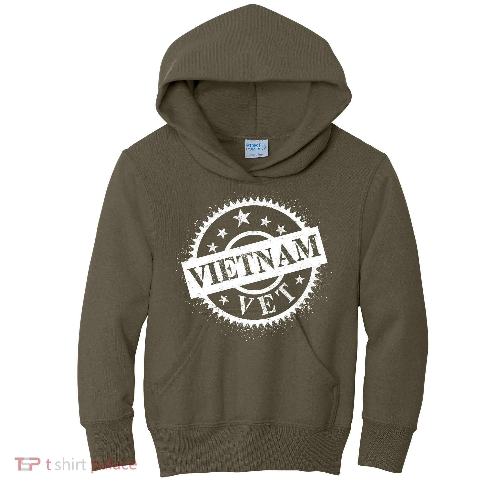 Vietnam Vet Stamp Kids Hoodie