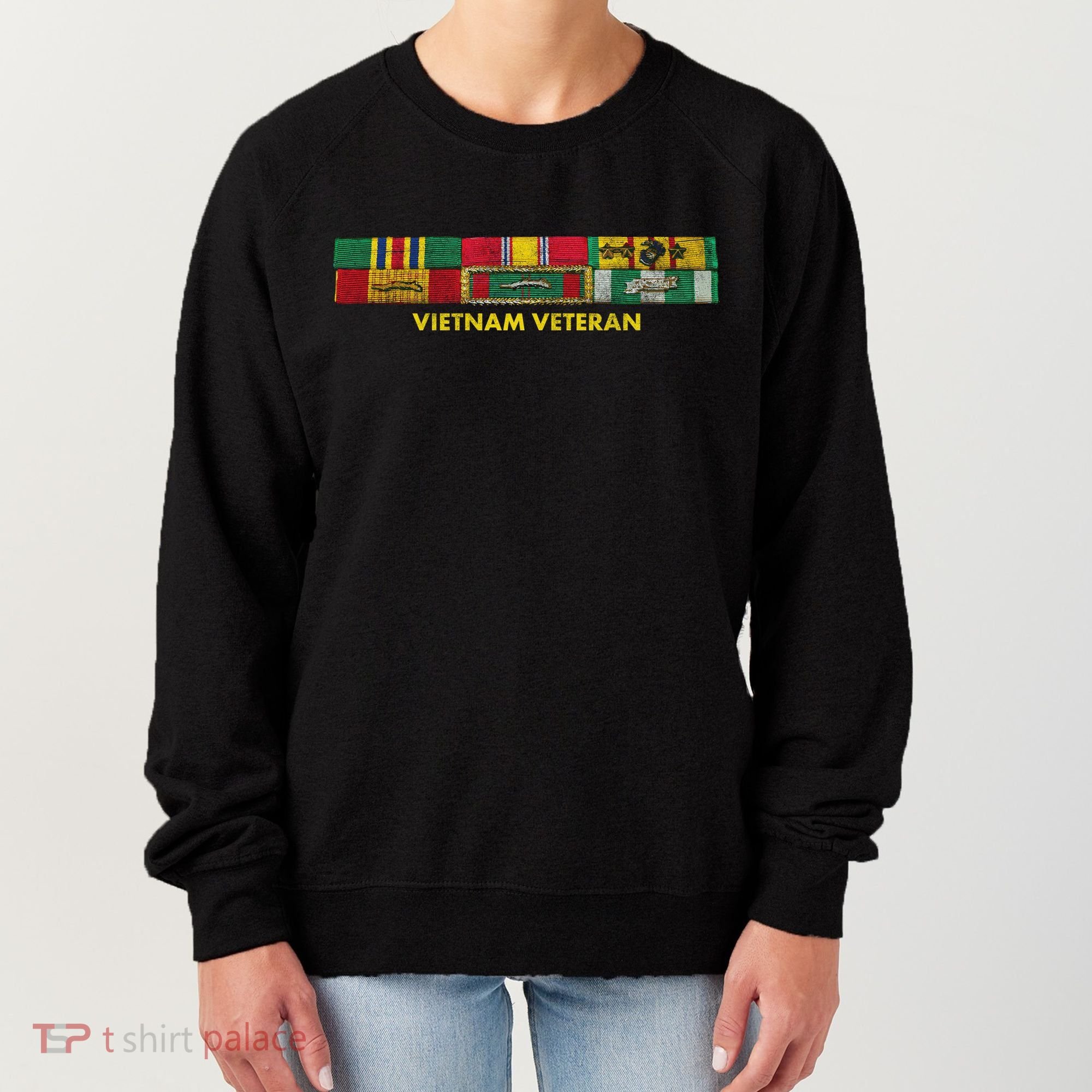 Vietnam Veteran Emblem Women's Sweatshirt