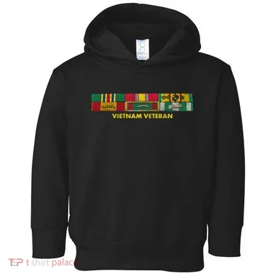 Vietnam Veteran Emblem Toddler Hoodie