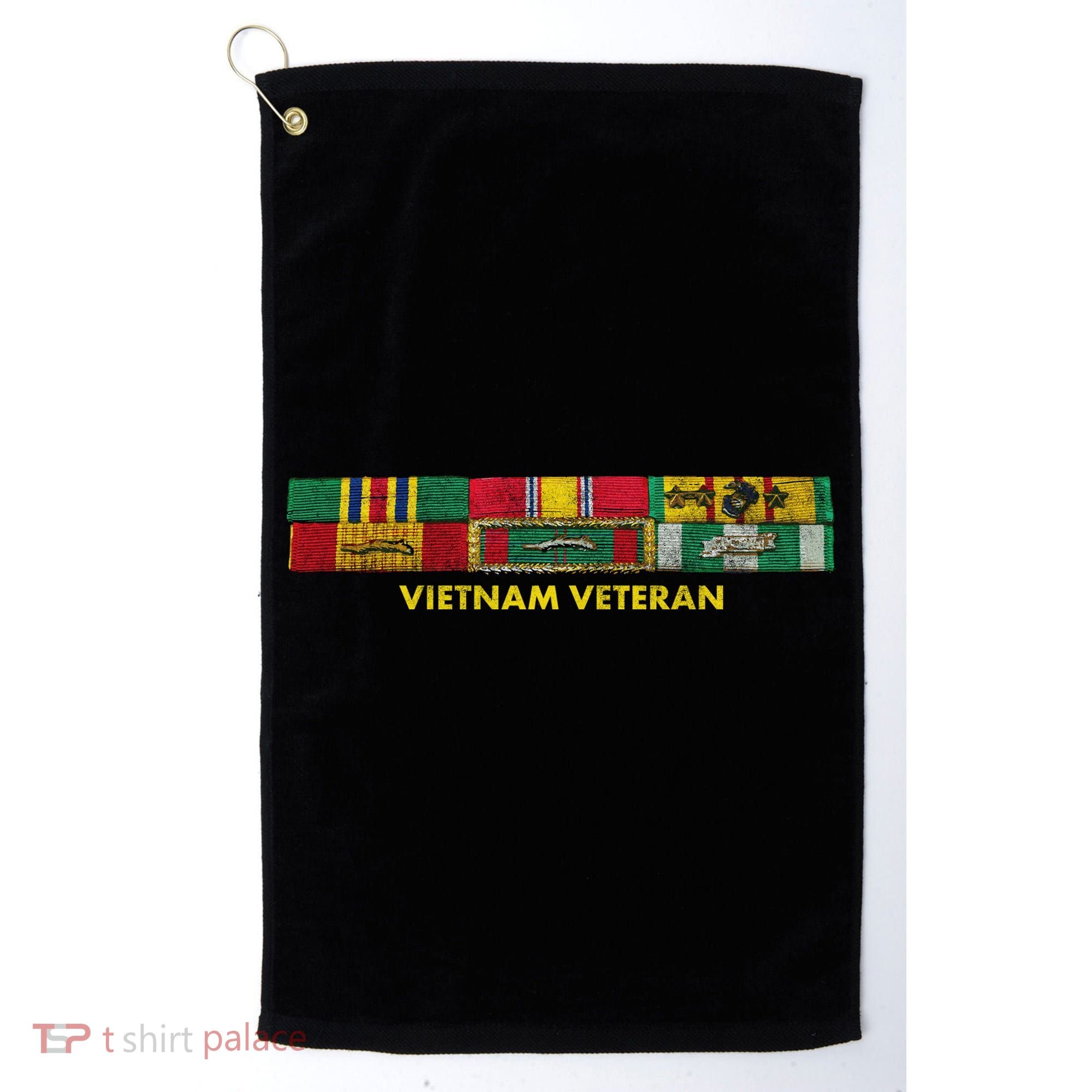 Vietnam Veteran Emblem Golf Towel