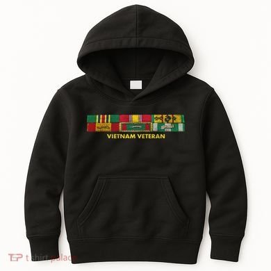 Vietnam Veteran Emblem Kids Hoodie