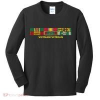 Vietnam Veteran Emblem Kids Long Sleeve Shirt thumb 0