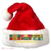 Vietnam Veteran Emblem Santa Hat thumb 0
