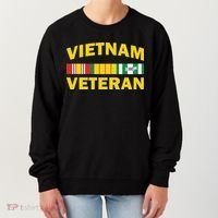 Vietnam Veteran Flag Logo Women's Sweatshirt thumb 0